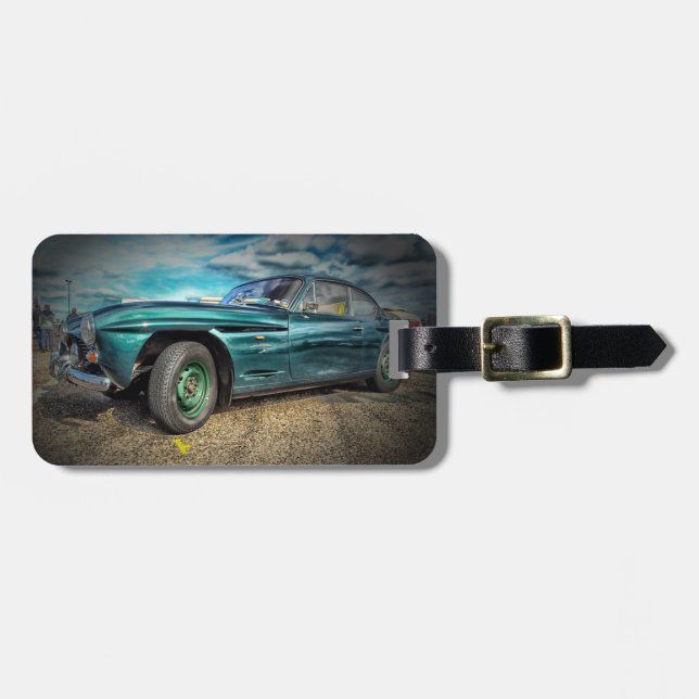 Vintage Car Luggage Tag (Front Horizontal)