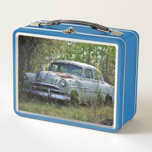 Vintage car lunch box (Front)