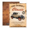 Vintage Car Milestone Birthday Party Invitation