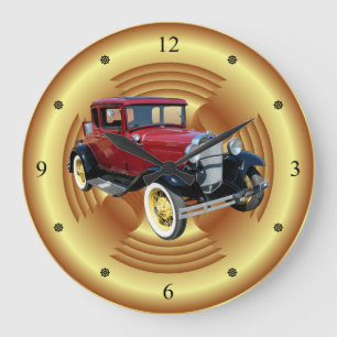 Vintage Car ~ Model A 1928 –29 Coupe ~ Large Clock