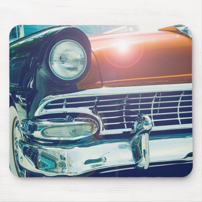 Vintage Car Mouse Pad (Front)