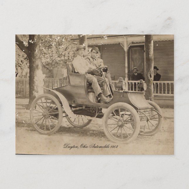 Vintage Car Postcard (Front)