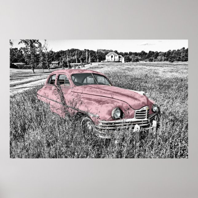 Vintage Car Poster (Front)