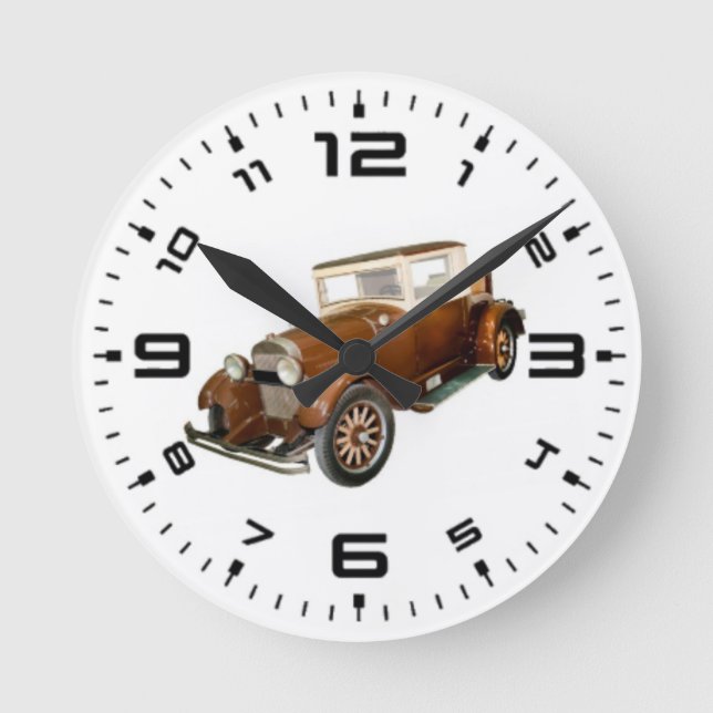 Vintage car round clock (Front)
