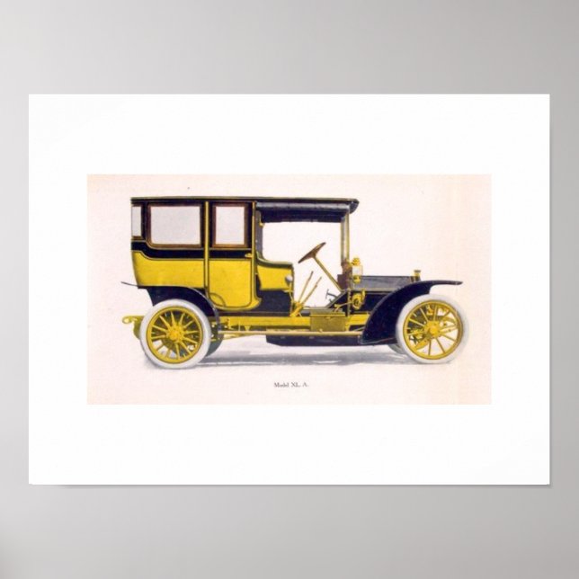 Vintage Car Wall Art (Front)