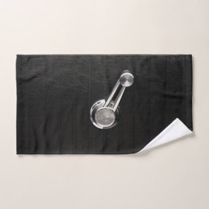 Vintage car window crank hand towel