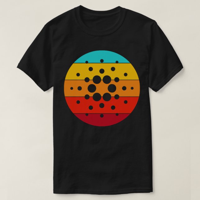 Vintage Cardano Coin T-Shirt (Design Front)