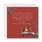 Vintage Cardinal Birds Family Holly Christmas Card