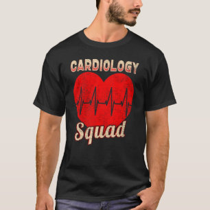 Vintage Cardiology Squad Cardiovascular Cardiologi T-Shirt