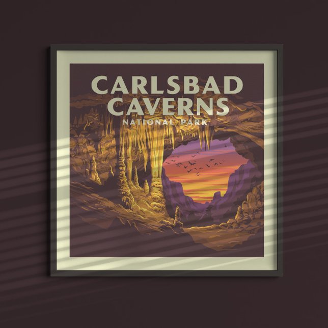 Vintage Carlsbad Caverns National Park Poster (Creator Uploaded)