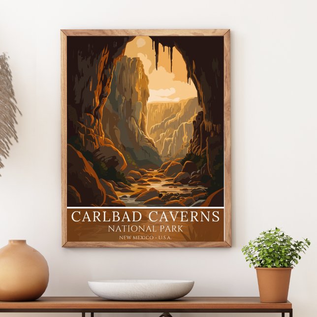 Vintage Carlsbad Caverns National Park  Poster (Creator Uploaded)