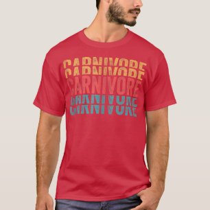 Vintage Carnivore Diet Meat Eater  T-Shirt