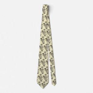 Vintage Carnivorous Cobra Pitcher Plant Tie