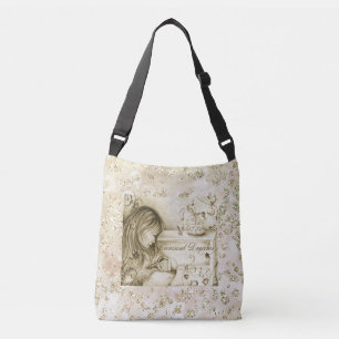 Vintage Carousel Dreams Bokeh Bling Crossbody Bag