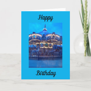 "VINTAGE CAROUSEL" SPECIAL PERSON'S BIRTHDAY CARD