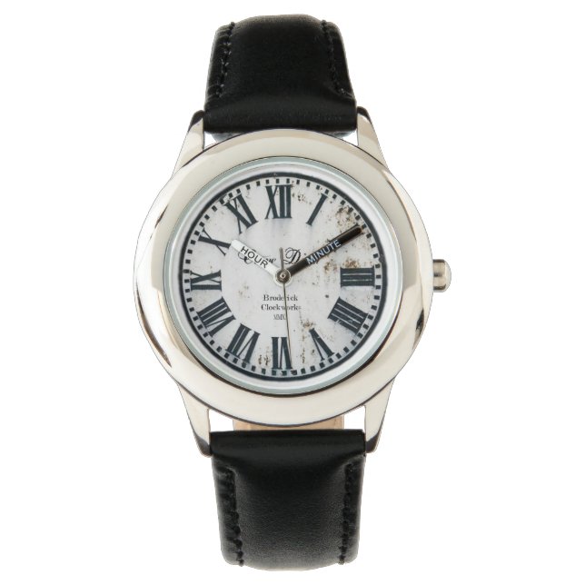 Vintage Carpe Diem Antique Face Wrist Watch (Front)