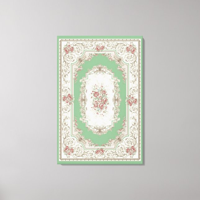 Vintage Carpet 4 - Wrapped Canvas (Front)