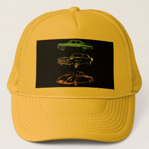 Vintage Cars - 80s & 90s Graphic Retro Trucker Hat