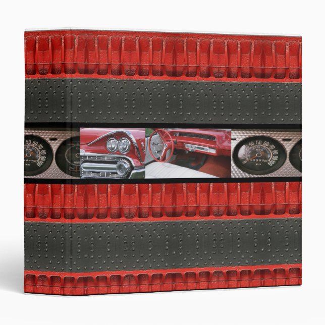 Vintage Cars Avery Binder (Front/Spine)