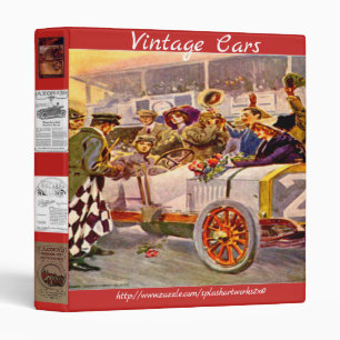 Vintage Cars" Binder