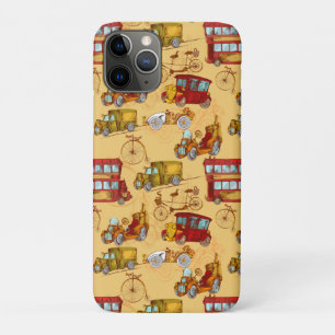 Vintage Cars, Buses & Bikes iPhone 11 Pro Case