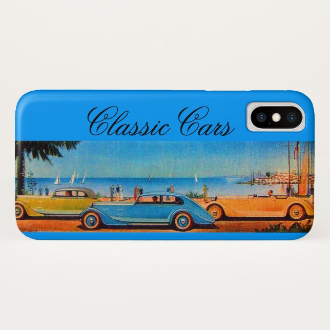 VINTAGE CARS Case-Mate iPhone CASE (Back (Horizontal))