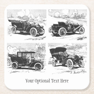 Vintage cars custom coasters