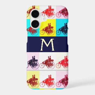 VINTAGE CARS GATHERING POP ART MONOGRAM