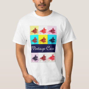 Vintage Cars Gathering Pop Art T-Shirt