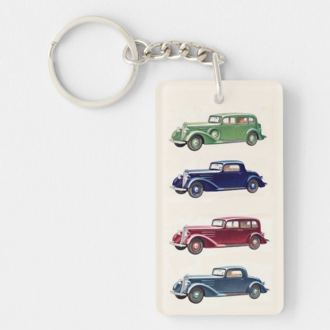 Vintage cars key chain (Front)
