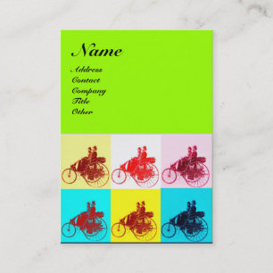 VINTAGE CARS POP ART / AUTO REPAIR AUTOMOTIVE BUSINESS CARD