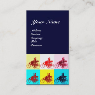 VINTAGE CARS POP ART / AUTO REPAIR AUTOMOTIVE BUSINESS CARD