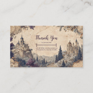 Vintage Cartography Antique Map Fairytale Business Card