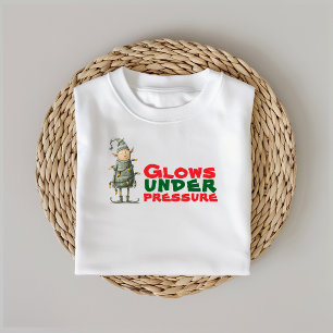 Vintage cartoon elf Tangled in Lights ironic T-Shirt