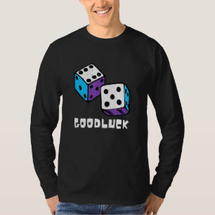 Vintage Casino Dice Good Luck Game Night Party Gam T-Shirt