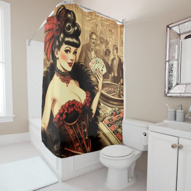 Vintage Casino Girl (In Situ)