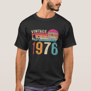 Vintage Cassette 1976 Born 46Th Birthday T-Shirt