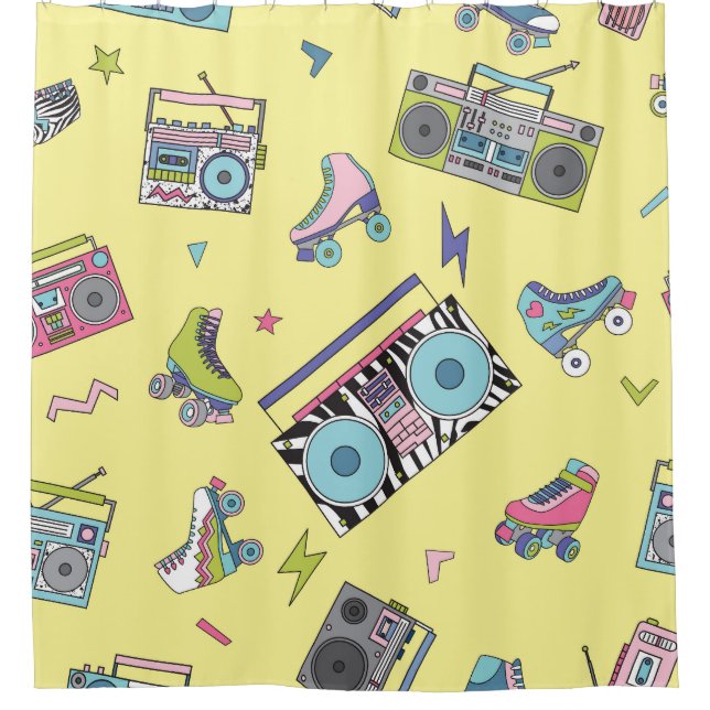 Vintage cassette, roller skates: retro (Front)