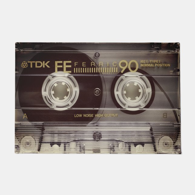 Vintage Cassette Tape Doormat (Front)