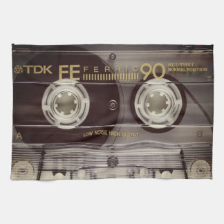 Vintage Cassette Tape Kitchen Towel