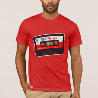 Vintage Cassette Tape Screwball Graphics Red T-Shirt