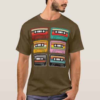 Vintage Cassette Tapes Collection 80's 90's Music  T-Shirt