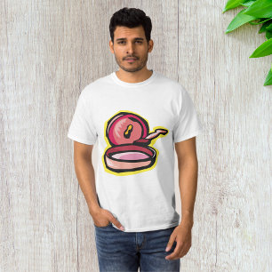 Vintage Cast Iron Griddle Retro Cooking Art T-Shirt