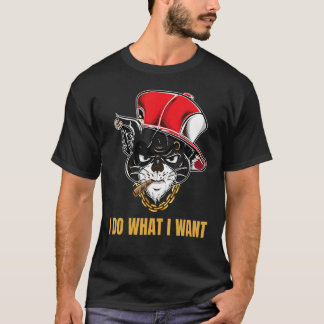 Vintage Cat 2022 Cat I Do What I Want Cat 3 T-Shirt