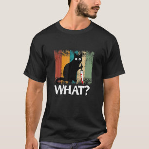 Vintage Cat Black Cat Ee For Women Men T-Shirt