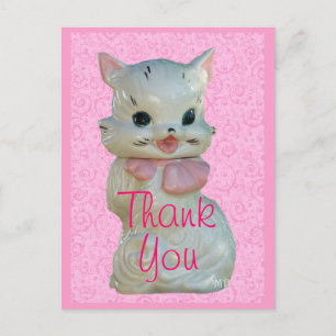 Vintage Cat Cookie Jar Postcard - customize