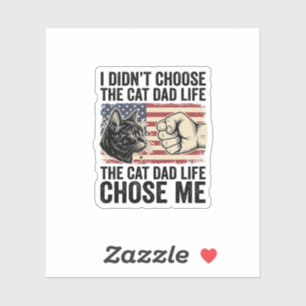 Vintage Cat Dad Life Patriotic Vector Shirt Design