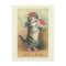"Vintage Cat Happy New Year" Postcard