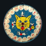 Vintage Cat Mice Toy Dart Game Kids Room Dartboard<br><div class="desc">.</div>