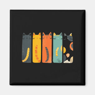 Vintage Cat Mid-century Modern Insred Cats 50s 60s Magnet